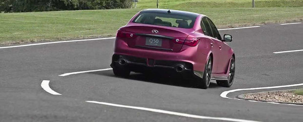 Test cu Infiniti Q50 Eau Rouge, supersedanul cu motor de GT-R