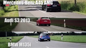 Test de acceleratie: Audi S3 vs BMW M135i vs Mercedes A45 AMG