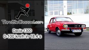 Test de acceleratie: In cate secunde prinde suta batrana Dacie 1300?
