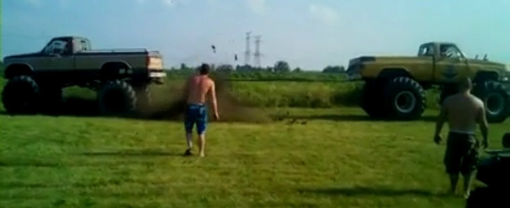 Test de Rezistenta: Monster Truck versus Monster Truck Test de Rezistenta: Monster Truck versus Monster Truck