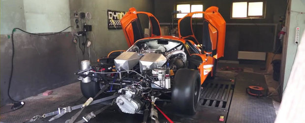 Test dyno cu un Saleen S7 de peste 2.280 CP si 2.355 Nm