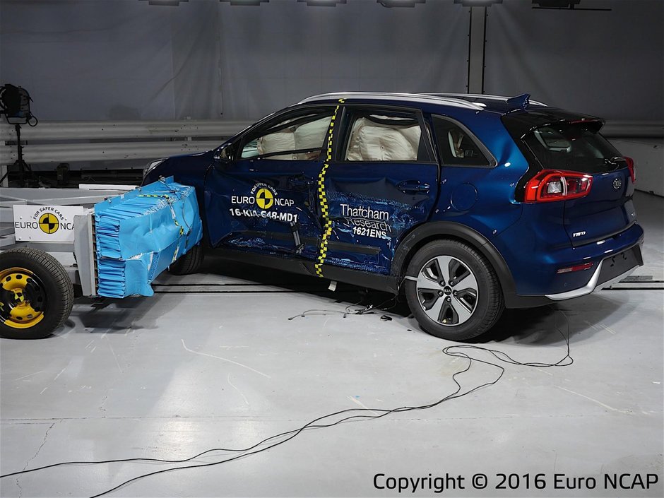 Testare EuroNCAP Kia Niro