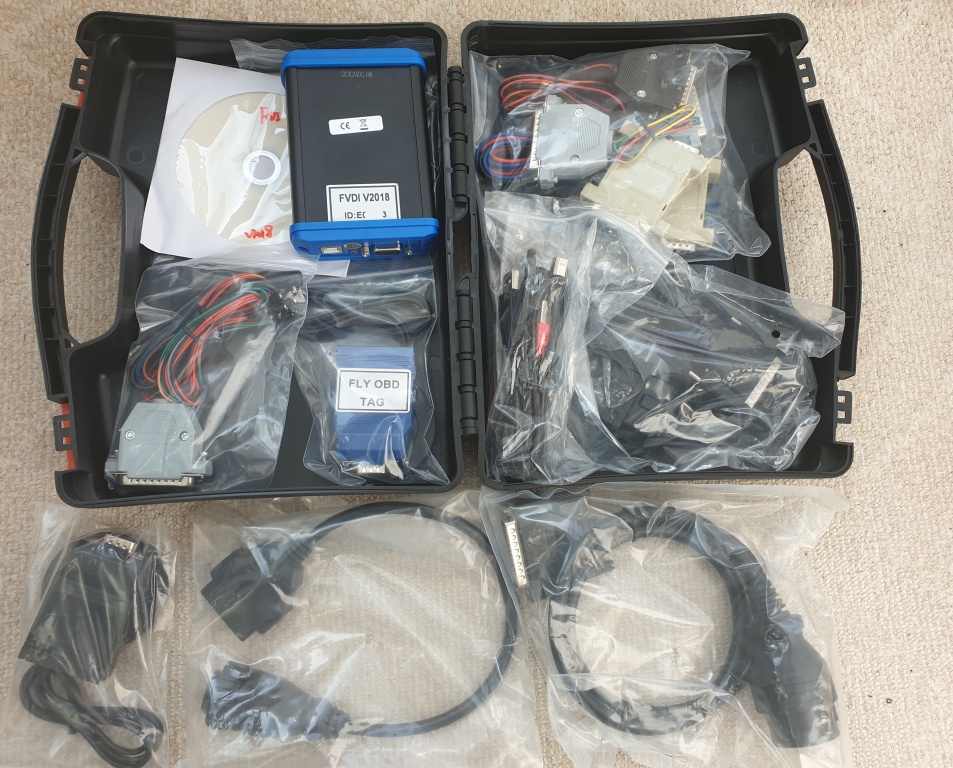 Tester auto programator FVDI FLY SVCI 2018 SH– Full set, 18 Soft programe ABRITES