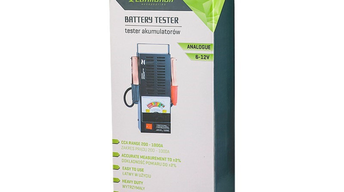 Tester Baterie 6-12v, Analog Carmotion 58680