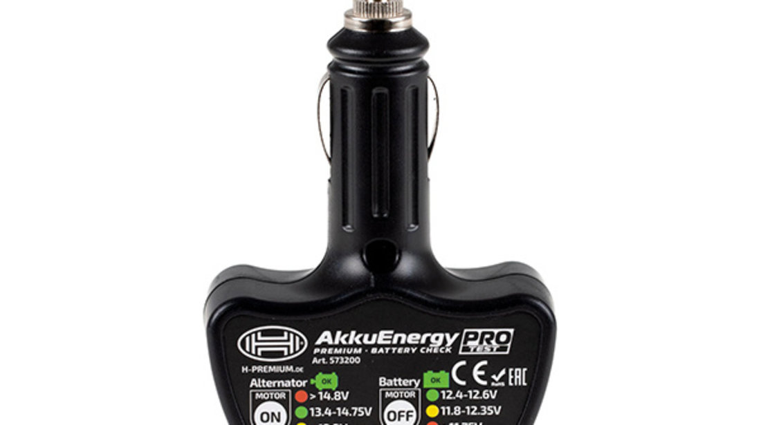 Tester Baterie (la Bricheta) Akkuenergy Premium 12 V Heyner 573200
