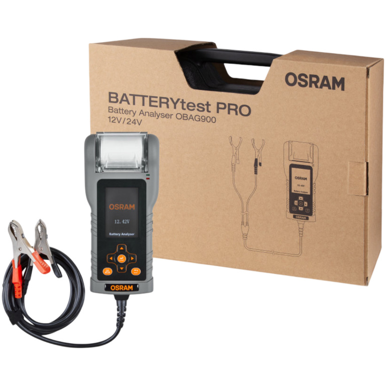 Tester Baterii Osram BATTERYtest PRO Battery Analyser OBAG900