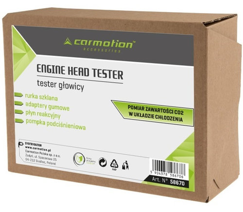 Tester De Scurgere Garnituri Chiulasa Co2 + 500 ML Lichid De Reacție + Pompă Pentru Aspirarea Gazu...