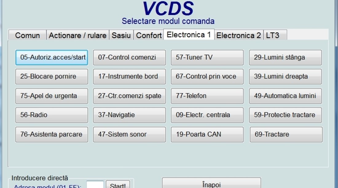 Tester Diagnoza Auto Vw Seat Skoda Audi Vcds 15.7.1 Ro+tutoriale Ro