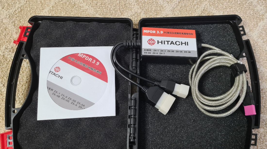 Tester Diagnoza Profesional Hitachi MPDR 3.9 , Excavatoare, Utilaje constructii