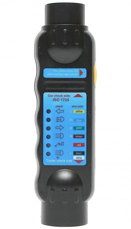 Tester Verificare Lumini Remorca Priza Mama-Tata Cu 7 Pini Breckner Germany BK92799