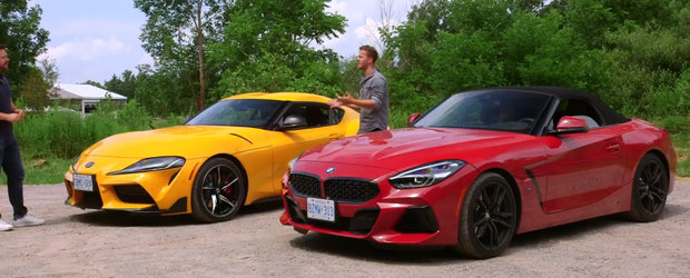 Testul asteptat de toata lumea este aici. Noua TOYOTA SUPRA fata in fata cu BMW Z4 M40i