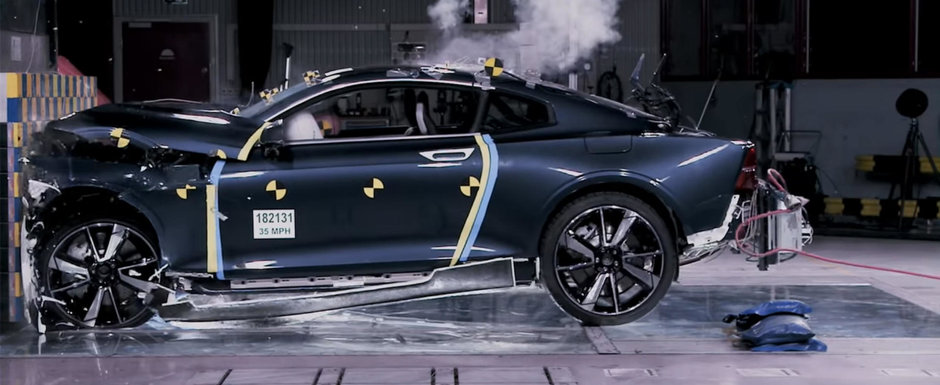 TESTUL pe care Euro NCAP nu il va face niciodata: Cum rezista la impact o masina cu caroserie din carbon TESTUL pe care Euro NCAP nu il va face niciodata: Cum rezista la impact o masina cu caroserie din carbon
