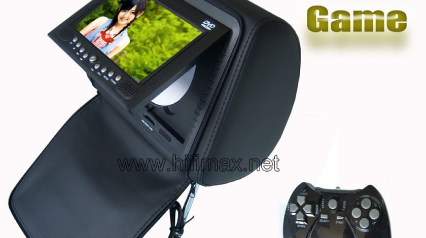 Tetiere NEGRE Cu Dvd SONY Husa Usb Sd Divx Jocuri Modulator Fm Joystick Wireless model 2013