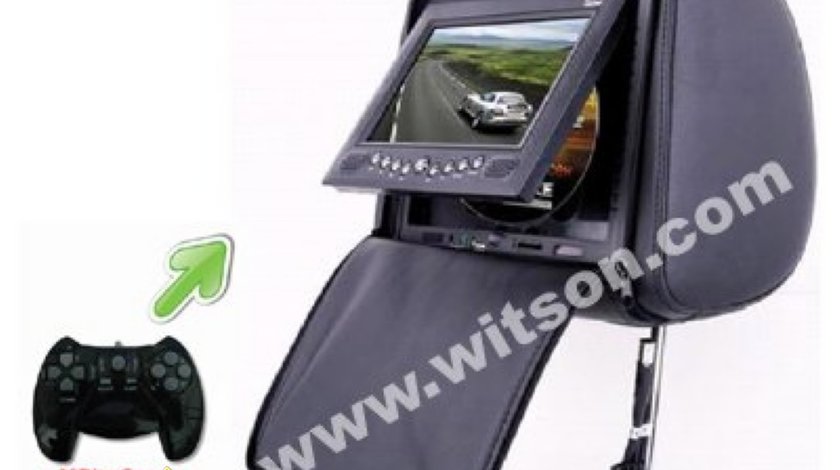 Tetiere WITSON Cu Dvd Husa Usb Sd Divx Jocuri Modulator Fm Joystick Wireless