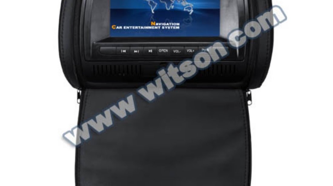Tetiere WITSON CU DVD Jocuri Lcd 7 Inch REZOLUTIE HD Dvd Sony Husa Usb Sd Divx Modulator Fm Joystick Wireless MODEL 2012