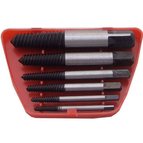 TH-1106 Set de extractoare pentru suruburi rupte, 6 piese