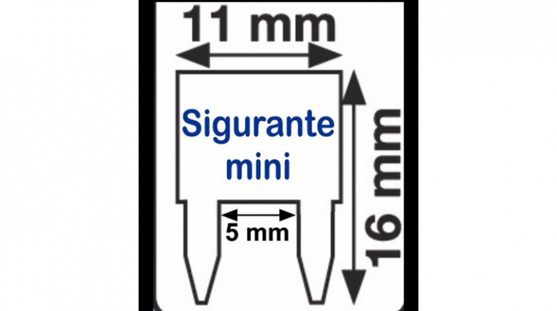 TH-9815-10A Set 10 sigurante auto mini 10A