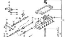 Timonerie cutie viteza manuala Vw Tiguan (poz.40+4...