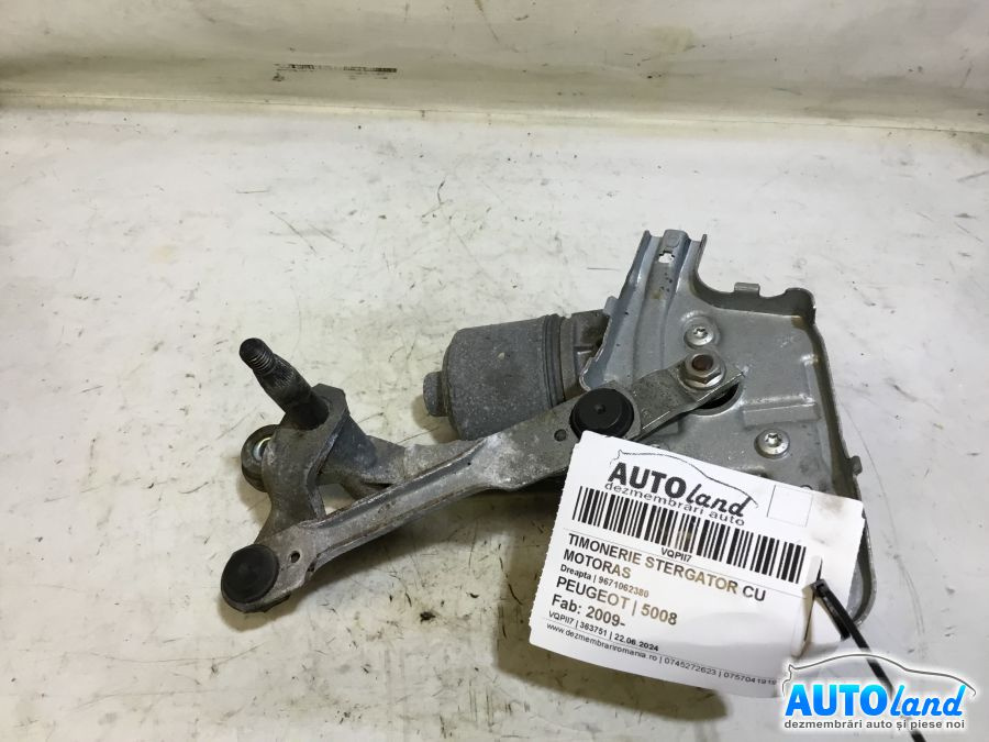Timonerie Stergator cu Motoras 9671062380 Dreapta Peugeot 5008 2009