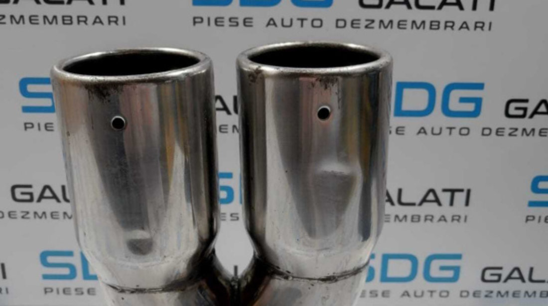 Tips Ornament Inox Toba Evacuare Dubla PILOT Audi A6 C6 2005 - 2011