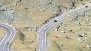 Titi Aur si mersul pe doua roti pe Transfagarasan