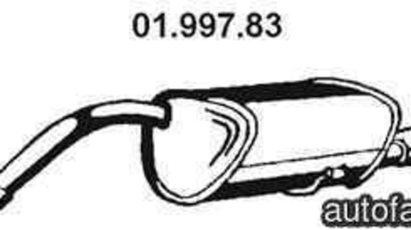 Toba esapament finala ALFA ROMEO 156 (932) EBERSPÄCHER 01.997.83