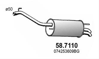 Toba Esapament Finala Asso Vw 58.7110