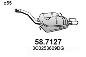 Toba Esapament Finala Asso Vw 58.7127