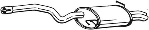 Toba esapament finala AUDI A4 (8E2, B6) (2000 - 2004) BOSAL 105-221 piesa NOUA