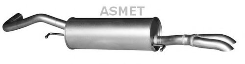 Toba esapament finala AUDI A4 Avant (8D5, B5) (1994 - 2001) ASMET 06.019 piesa NOUA