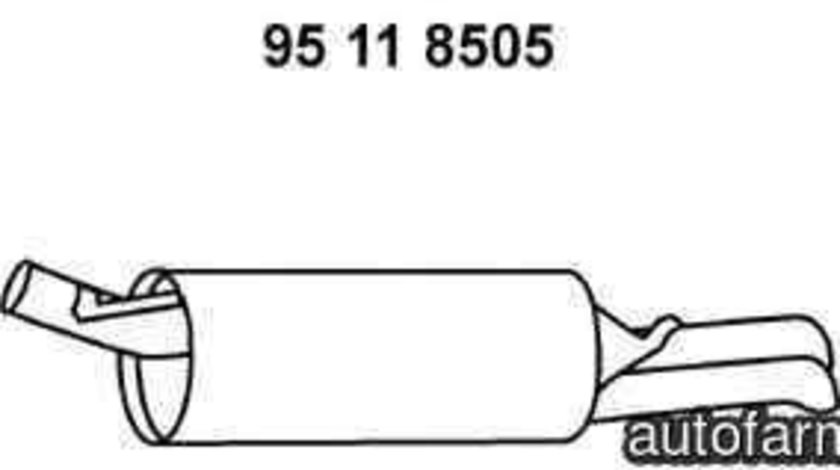 Toba esapament finala AUDI A6 (4B2, C5) EBERSPÄCHER 95 11 8505