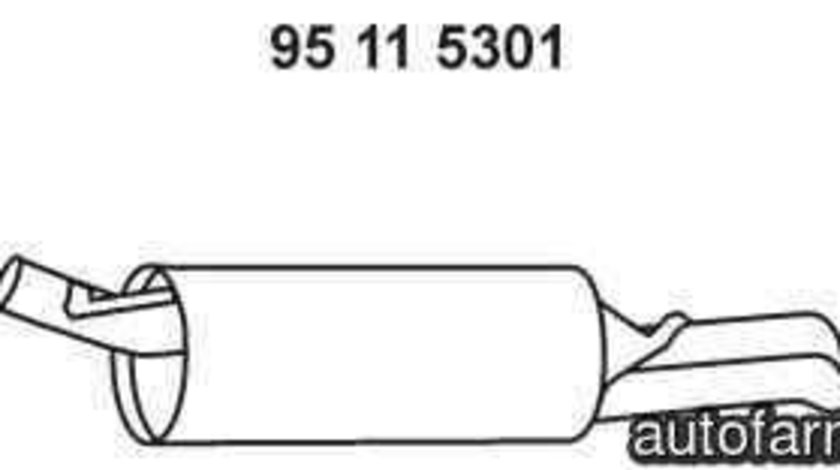 Toba esapament finala AUDI A6 (4B2, C5) EBERSPÄCHER 95 11 5301