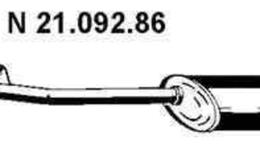 Toba esapament finala BMW 3 (E36) EBERSPÄCHER 21.092.86