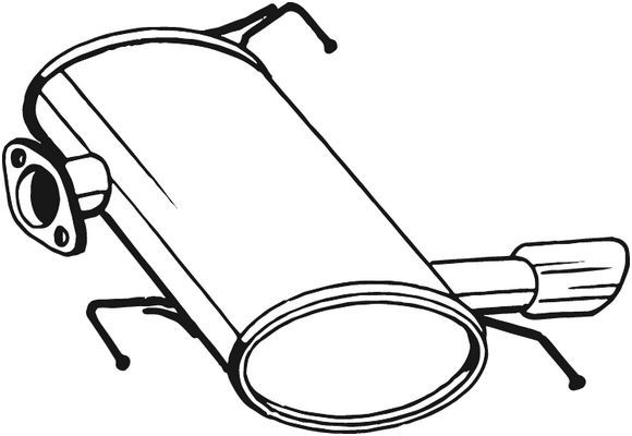 Toba esapament finala BMW Seria 3 (E90) (2005 - 2011) BOSAL 247-009 piesa NOUA
