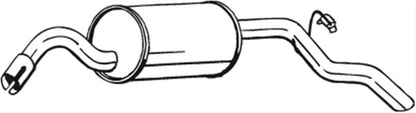 Toba Esapament Finala Bosal Ford 154-051