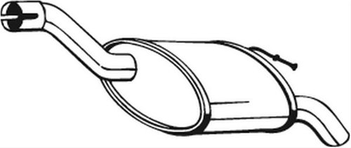 Toba Esapament Finala Bosal Ford 154-293