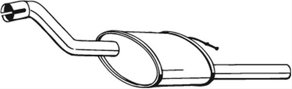 Toba Esapament Finala Bosal Ford 154-313