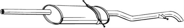 Toba Esapament Finala Bosal Mercedes-Benz 282-061