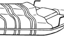 Toba Esapament Finala Bosal Saab 9-3 1993-1998 215...