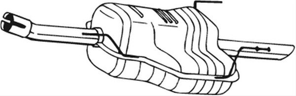 Toba Esapament Finala Bosal Vauxhall 185-487