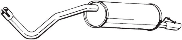 Toba Esapament Finala Bosal Volkswagen Polo 2014→ 279-645