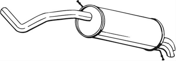 Toba Esapament Finala Bosal Vw 278-107