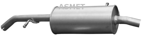 Toba esapament finala CITROEN C3 I (FC) (2002 - 2016) ASMET 09.071 piesa NOUA
