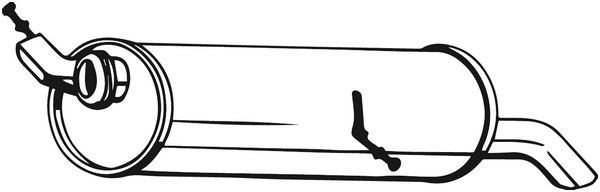 Toba esapament finala CITROEN C4 I (LC) (2004 - 2011) BOSAL 190-141 piesa NOUA