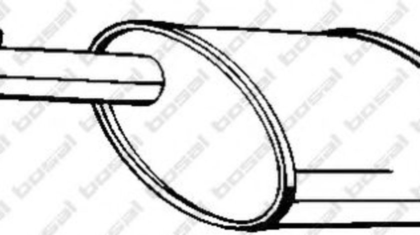 Toba esapament finala DAEWOO NUBIRA (KLAJ) (1997 - 2016) BOSAL 141-193 piesa NOUA