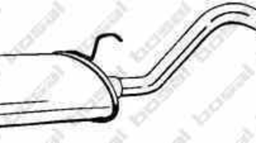 Toba esapament finala DAIHATSU FEROZA Soft Top F300 BOSAL 285-027