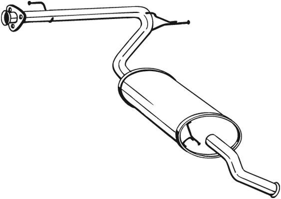 Toba esapament finala FIAT DUCATO caroserie (230L) (1994 - 2002) BOSAL 281-093 piesa NOUA