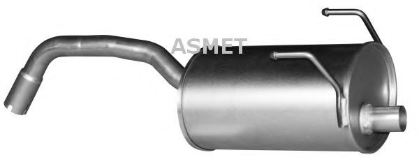 Toba esapament finala FIAT PANDA (169) (2003 - 2016) ASMET 16.059 piesa NOUA