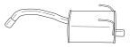 Toba esapament finala FIAT PANDA Van (169) (2004 - 2016) QWP WEX9139 piesa NOUA