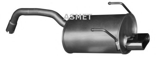 Toba esapament finala FIAT PANDA Van (169) (2004 - 2016) ASMET 16.085 piesa NOUA